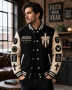 Protect Style Apparels Varsity <b>Jacket</b> Unisex <b>Black</b> for Windproof Waterproof Camouflage Crew Neck Spring Regular Fit 100% - Product Image 4