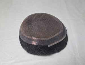 Prothèse capillaire pour homme en cheveux humains Remy, modèle australien, avec système de prothèse capillaire - Product Image 6