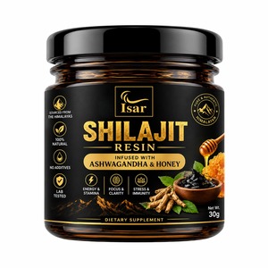 Résine de Shilajit de l'Himalaya 100% Naturelle de Qualité Supérieure 30g avec Ashwagandha – Qualité Alimentaire, Soutient l'Énergie et la Vitalité - Product Image 1