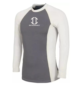 Maillot de compression unisexe personnalisé OEM pour MMA, manches longues, respirant, sublimé, en Spandex/Polyester, vêtements de sport et d'extérieur - Product Image 3