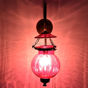 Lampe en verre unique de haute qualité, artisanale, traditionnelle indienne, murale, art moderne, impression numérique, couleur/taille/logo personnalisable - Product Image 5