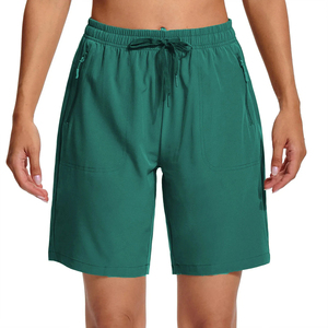 Pantalones Cortos Bermuda de Felpa Francesa para Mujer y Mujer Talla Grande de Athletic Works, con Cordón Ajustable, Transpirables, Estilo Urbano, Tipo Cargo - Product Image 1