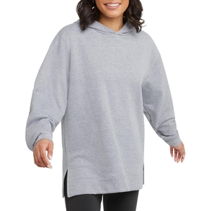 Breathable <b>Fleece</b> with Custom Colors and Front Logo Oversized Style Women's <b>Hoodies</b> For Online sale - Product Image 1