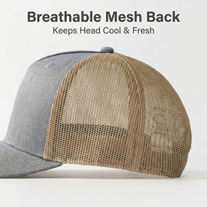 Private Label Leather Patch Trucker <b>Hats</b> Custom Woven Label <b>Cap</b> ODM Wholesale Custom Trucker <b>Hats</b> High Quality Mesh Back - Product Image 6