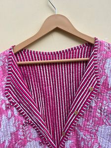 Edredón Acolchado Hecho a Mano en India, 100% Algodón Ecológico, Antiarrugas, Transpirable, de Secado Rápido, con Estampado Digital y Bolsillo Frontal, para Otoño/Invierno - Product Image 3