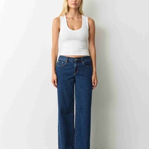 Top Deportivo Corto sin Mangas para Mujer, Cuello Redondo, Tejido Jersey, 100% Algodón, Ropa Deportiva para Gimnasio - Product Image 4