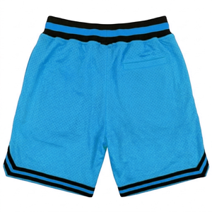 Shorts de basketball personnalisés pour hommes, sublimés, double couche en mesh, imprimés, respirants, pour l'été, avec broderie - Product Image 4