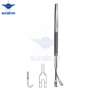 Retractor Quirúrgico Flexible de 2 Puntas con Gancho de 16 cm (6-1/4 Pulgadas), Retractor Quirúrgico de Acero Inoxidable con Gancho de 5x4 mm, Instrumento Médico - Product Image 5