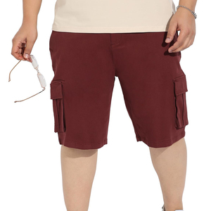 Pantalones Cortos Cargo Personalizados de Estilo Casual Urbano, 100% Algodón Canvas, Corte Ajustado, Transpirables, para Hombre, 2026 - Product Image 1