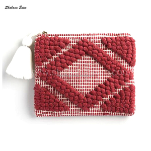 Pochette bohème à la mode sacs bohèmes pour femmes pochette bohème 100% coton pour un usage quotidien et sac de plage de mode d'Inde - Product Image 3