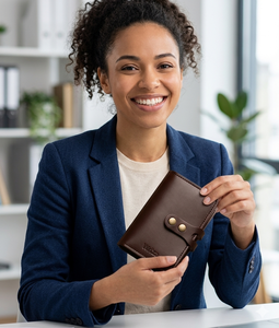 High-quality PU Material Large-capacity Business & Credit <b>Card</b> Holder with Multiple <b>Card</b> Slots and Ultra-thin Design by Minibook - Product Image 4