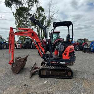 Excavadora con Motor KUBOTA EPA de 2 Toneladas, Mini Excavadora de 1 Tonelada para Uso en Jardín, Mini Excavadora Pequeña en Venta con ENVÍO GRATUITO - Product Image 2
