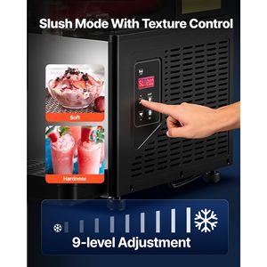 Macchina Commerciale per Slushie 6L (1.6 Galloni) con Funzione Autopulente, per Bevande Congelate, Ideale per Ristoranti - Product Image 5