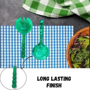 ชุดช้อนส้อมเรซิ่นราคาสุดคุ้ม ช้อนสลัดขนาดใหญ่และส้อม ชุดอาหารเย็น ช้อนสำหรับอาหารเสริม ใช้ในบ้านและโรงแรม - Product Image 3