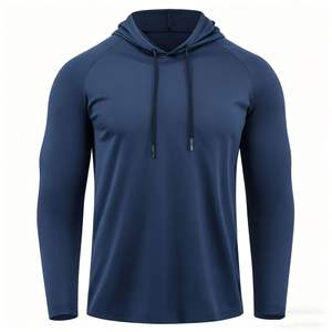 Sudadera Deportiva Larga de Punto para Hombre, de Secado Rápido, con Orificios para los Pulgares, para Correr, Hacer Ejercicio y Entrenamiento en Primavera - Product Image 2