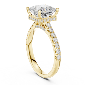 Ensemble de bagues de mariage classiques Aries Jewel, or massif 14 carats, diamant de 2,5 carats taille princesse, diamant cultivé en laboratoire IGI, cadeau d'anniversaire - Product Image 3