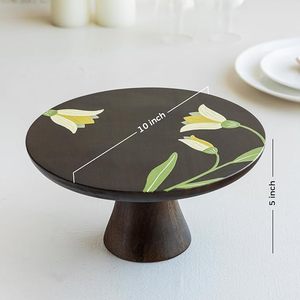 Base Redonda de Madera para Pastel, Hecha a Mano, Ecológica, Soporte para Exhibición de Pasteles, para Decoración de Cocina y Fiestas - Product Image 2