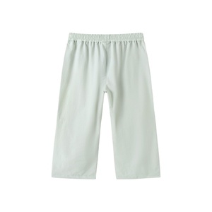 Pantalones de Nailon Tejido Verde para Niñas, Cintura Elástica, Casuales, Ecológicos, de Secado Rápido, Suaves, Transpirables, para Uso Diario al Aire Libre - Product Image 2