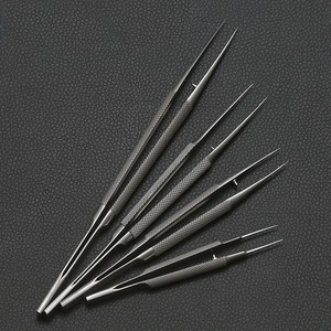 Pinzas Dentales Azules con Empuñadura Moleteada, 3 Posiciones de Mandíbula, Instrumento Quirúrgico Manual Clase I, Kit de Pinzas de Precisión de Aleación de Titanio - Product Image 6