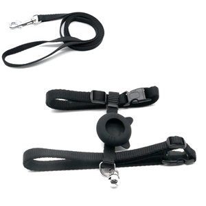 Conjunto de correa de arnés de estilo H de tela de silicona suave y duradera al por mayor Protector de etiqueta de aire de liberación rápida de moda para gatos - Product Image 1