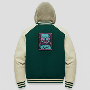 Wholesale Price Men Hooded Varsity Jacket Premium Quality Letterman Baseball Hooded Varsity Jacket For Men's - Product Image 2