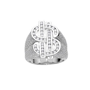 Bague Hip Hop de Luxe en Diamant de Qualité Supérieure pour la Mode Streetwear, les Fêtes et les Occasions Spéciales, Disponible à un Prix Abordable - Product Image 2