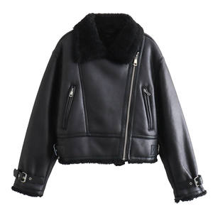 Wholesale Genuine Leather Jacket Cowhide Jacket Motorcycle Jacket Factory Direct Custom Logo Low MOQ - Product Image 3