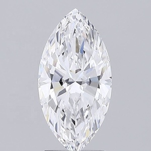 Diamant de laboratoire CVD certifié IGI 2,00 carats, taille marquise, couleur D, clarté VS1, personnalisable pour la création de nouveaux bijoux - Product Image 1