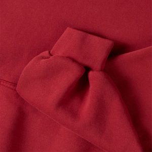 Sudadera con Capucha Roja para Hombre, Personalizable, de Calidad Premium 2026, Cierre de Cremallera, Corte Regular, Informal, de Forro Polar, Color Sólido, para Otoño - Product Image 5