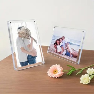 Cadre photo moderne en acrylique miroir pour la décoration de la maison et du bureau - Product Image 1