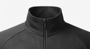 Survêtement Hip Hop Noir pour Homme, Veste Zippée et Pantalon Jogging en Polyester, Tenue de Sport Personnalisable avec Logo OEM - Product Image 4
