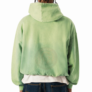 Sudadera con Capucha Retro para Hombre, de Algodón Suave y Felpa, con Silueta Holgada para Colecciones de Moda Moderna - Product Image 5
