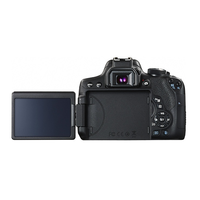 Appareil photo reflex numérique 750D avec capteur CMOS APS-C, kit complet, objectif zoom 18-55 mm, stabilisation optique de l'image, écran >3 pouces - Appareil photo de voyage pour débutants