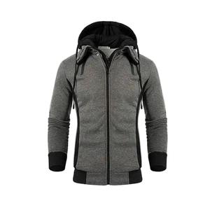 Sudadera con Capucha Extra Grande para Hombre, 100% Algodón, Tejido de Felpa, de Alta Calidad, Informal, Lisa, Suave, Tejido de Punto Tipo Waffle - Product Image 4