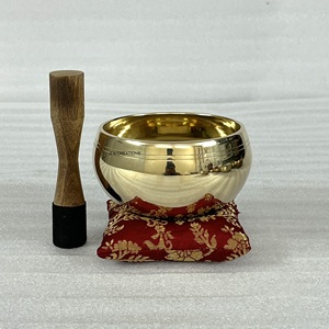 High Quality Customizable Glossy Tibetan Brass Singing Bowls Mirror Polished Meditation Sound Bowl Buddhist Style - Product Image 3