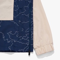 Anorak personnalisé en polyester tricoté grande taille pour l'hiver, coupe-vent à capuche, pull léger imperméable pour la randonnée et la course en extérieur