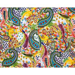 ผ้าคลุมเตียงคันธา ทำมือจากราชสถาน พิมพ์ลายแบบกลับด้านได้ เป็นมิตรกับสิ่งแวดล้อม ใช้ได้ทุกฤดู ขนาดคู่ ผลิตจากผ้าฝ้ายออร์แกนิค 100% ให้ความรู้สึกสบาย - Product Image 1