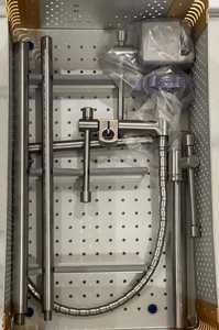 Système de rétracteurs tubulaires complet, instruments de chirurgie de la colonne vertébrale, système de rétracteurs tubulaires réutilisable, acier inoxydable allemand - Product Image 3