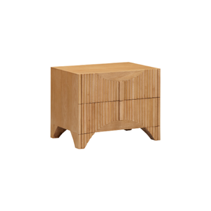 Muebles de Dormitorio de la Colección HAVASU a Precio de Fábrica, Mesita de Noche de Madera Maciza Ecológica y Sostenible, Mesa Auxiliar de Madera - Product Image 1