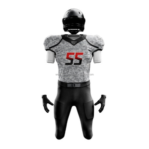 Uniforme de football américain à la mode, nouveau style unique, 100% polyester, prix de gros, dernier design, uniforme de football américain - Product Image 5