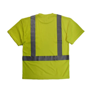 Camisetas de seguridad para hombre al por mayor, ANSI Clase 2, con luz LED, logotipo y diseño personalizados, camisetas de seguridad industriales de manga corta - Product Image 6
