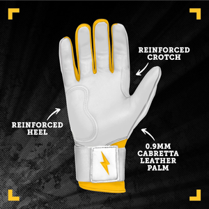 Guantes de Bateo de Béisbol de Cuero Cabratta 100% con Logotipo y Diseño Personalizados, Calidad Profesional, Premium - Product Image 2