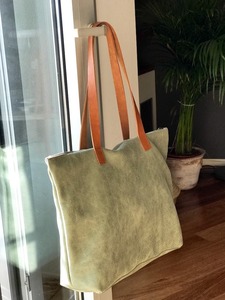 Genuine Leather Tote <b>Bag</b> Women Large Capacity Handbag Stylish Shoulder Purse Casual Travel <b>Beach</b> <b>Bag</b> <b>Zipper</b> Handmade Durable - Product Image 4