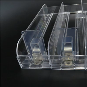 Présentoir en acrylique personnalisable en plastique automatique diviseur d'étagère à tabac système de poussoir réglable poussoir à cigarettes poussoir d'étagère - Product Image 3
