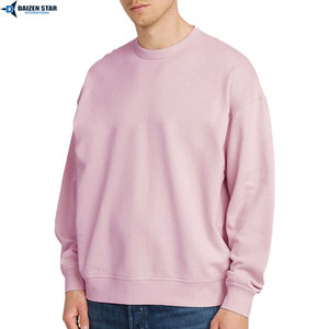 Sudadera de Cuello Redondo para Hombre, Estilo Urbano, Corte Holgado, Logotipo Personalizado, Fabricante OEM - Product Image 4
