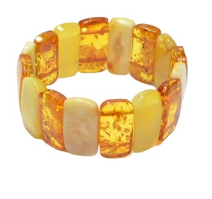 Bracelet en perles de résine colorées modernes, fait à la main, forme ronde artistique, bracelet à breloques, cadeau créatif romantique pour femmes, occasions de fête - Product Image 1