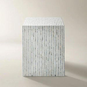 Taburete Decorativo con Incrustaciones de Madreperla, Hecho a Mano, Mesa Auxiliar Decorativa, Fabricante OEM, Exportación al por Mayor - Product Image 3