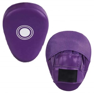 Professional MMA Gloves Leather & PU Leather Non-Slip Hook-and-Loop Closure Customizable Boxing & Muay Thai Training <b>Focus</b> Mitts - Product Image 1