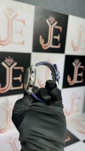 Montre numérique de luxe pour homme, mouvement Ronda, acier inoxydable 316L, verre lumineux, bracelet en acier inoxydable, aiguilles analogiques - Product Image 3