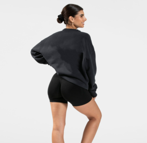 Custom Blank Unisex Men Women High Quality 260 GSM 100% Premium Cotton Long Sleeve Crew Neck Sweatshirts - Product Image 6